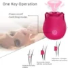 Luxury 🌹 Rose Sucking Vibrator (Pink)