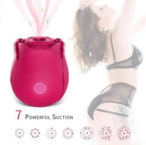 Luxury 🌹 Rose Sucking Vibrator (Pink)