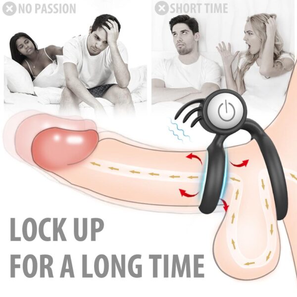 Aim to Please Double Vibrating Cock Ring