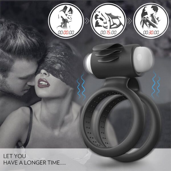 Aim to Please Double Vibrating Cock Ring