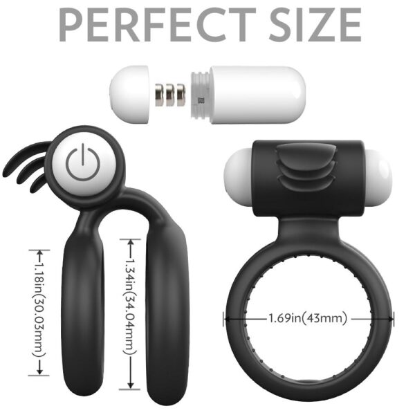Aim to Please Double Vibrating Cock Ring