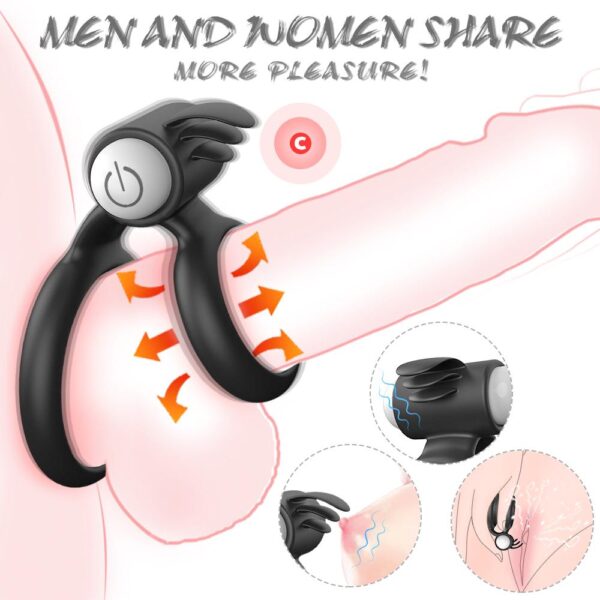 Aim to Please Double Vibrating Cock Ring