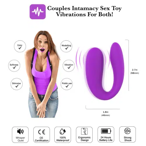 Desirous Vebe Couples Vibrator (Purple)