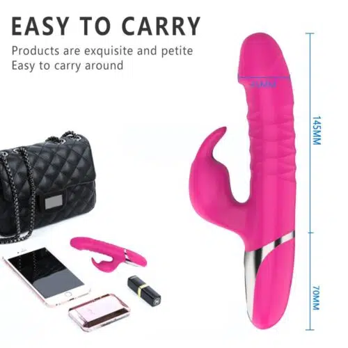 Destiny Thrusting Vibrating Rabbit (Pink)
