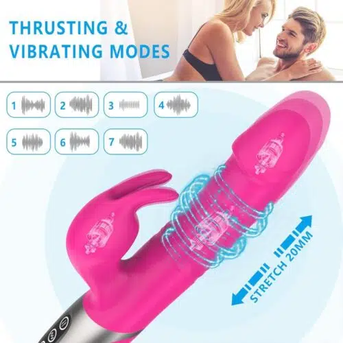 Destiny Thrusting Vibrating Rabbit (Pink)