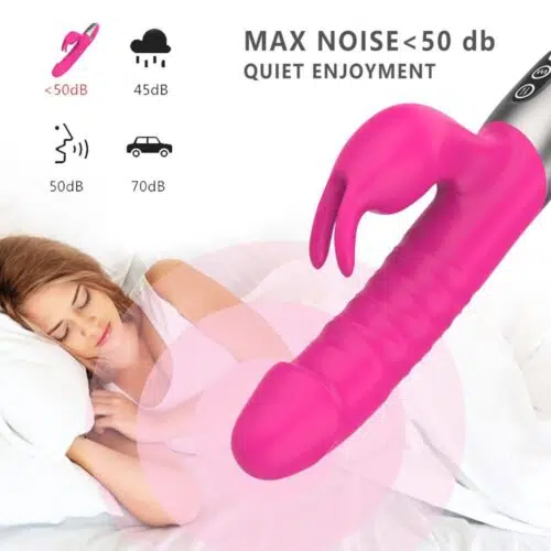 Destiny Thrusting Vibrating Rabbit (Pink)