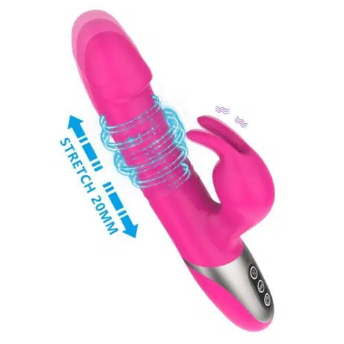 Destiny Thrusting Vibrating Rabbit (Pink)