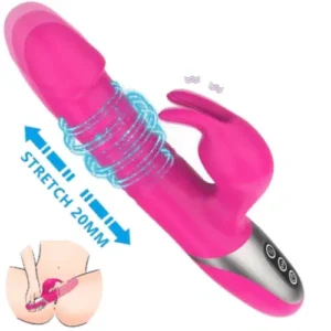 Destiny Thrusting Vibrating Rabbit (Pink)