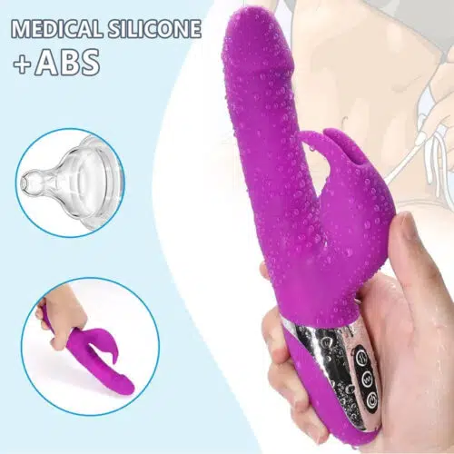 Destiny Thrusting Vibrating Rabbit (Purple)