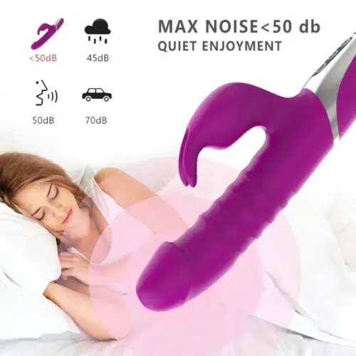 Destiny Thrusting Vibrating Rabbit (Purple)