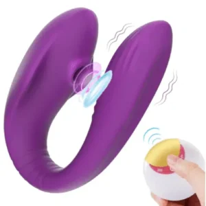 Diversion Couples Sucking Vibrator (Purple)