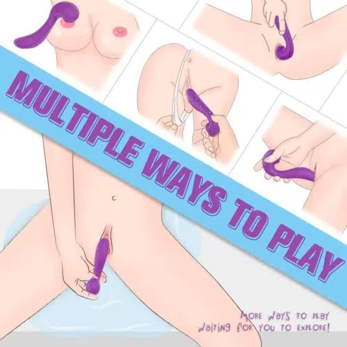 Echo 3 in 1 Clitoral Sucking & Licking Vibrator (Purple)