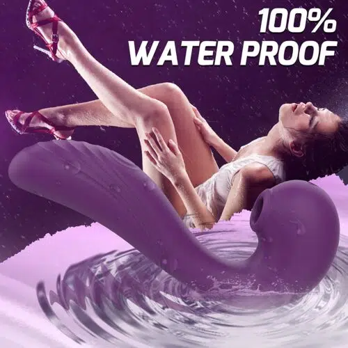 Echo 3 in 1 Clitoral Sucking & Licking Vibrator (Purple)