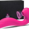 Echo 3 in 1 Clitoral Sucking & Licking Vibrator (Pink)