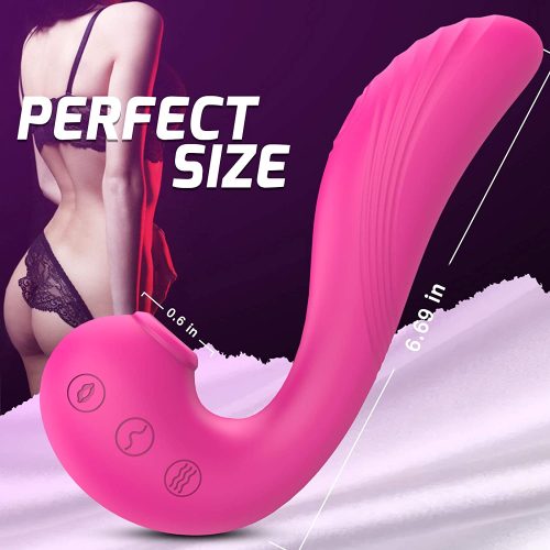 Echo 3 in 1 Clitoral Sucking & Licking Vibrator (Pink)