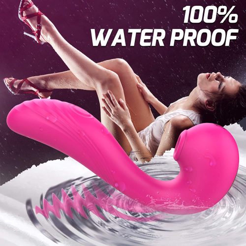 Echo 3 in 1 Clitoral Sucking & Licking Vibrator (Pink)