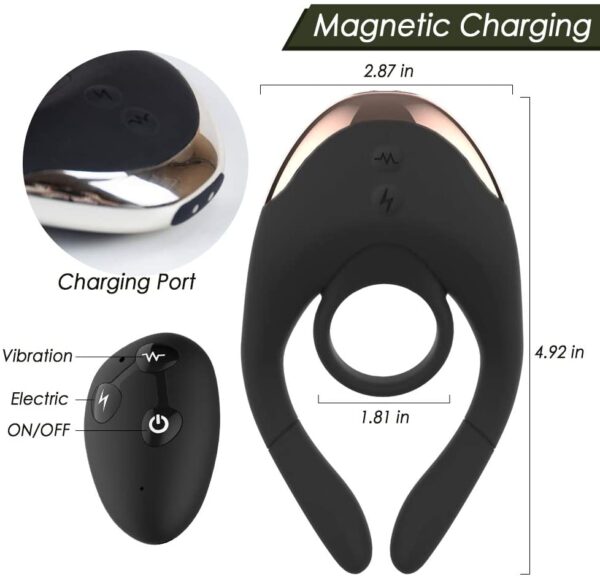 Buzz Pleasure: Electric Stimulator Shock Cock Ring