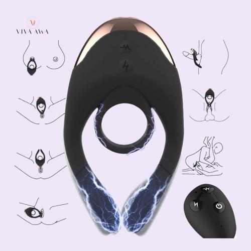 Buzz Pleasure: Electric Stimulator Shock Cock Ring