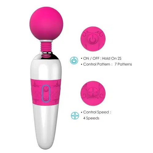 Elegance Smart Sex Wand (Rose Pink)
