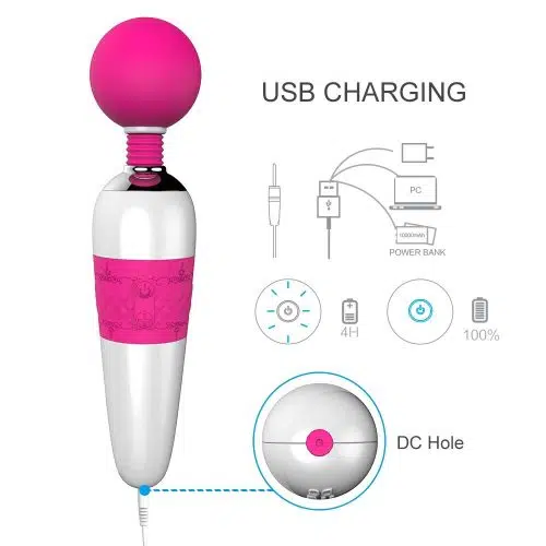 Elegance Smart Sex Wand (Rose Pink)