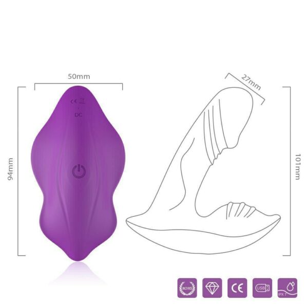 Exotic Couples Panty Vibrator (Purple)