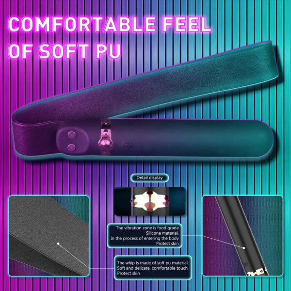 2 in 1 Exotic Vibrator Whip