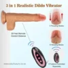 Fantasy Heating Thrusting Rotating Vibrating 360°Dildo