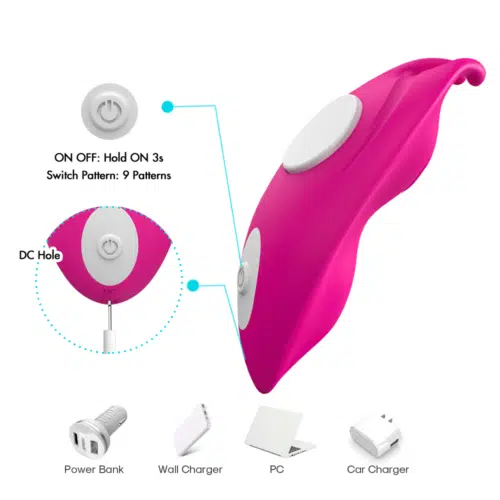 The Magic Rabbit Silent Panty Vibrator Pink