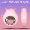 French Kiss Licking BioAir Vibrator (Pink)
