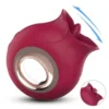 French Kiss Licking BioAir Vibrator (Red)