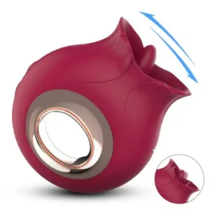 French Kiss Licking BioAir Vibrator (Red)