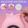 French Kiss Licking BioAir Vibrator (Pink)