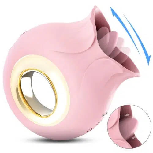 French Kiss Licking BioAir Vibrator (Pink)