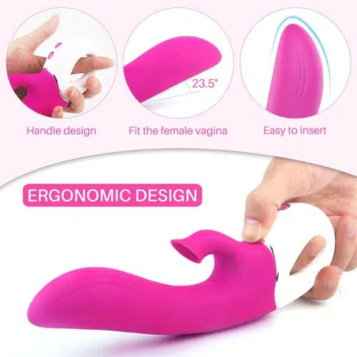 G Kiss Pleasure Air Suction Vibrator (Pink)