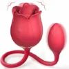 Indulgence Rose Licking Vibrator (Red)