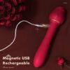2 in 1 Rose Queen Suction Vibrator