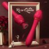 2 in 1 Rose Queen Suction Vibrator