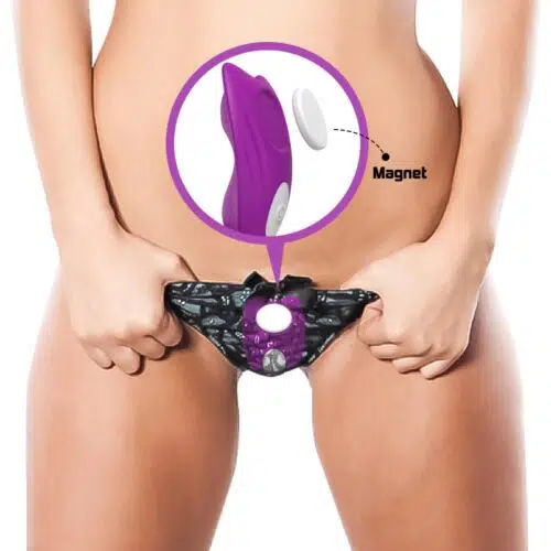 Magnetica® Panties Vibrator (Purple)