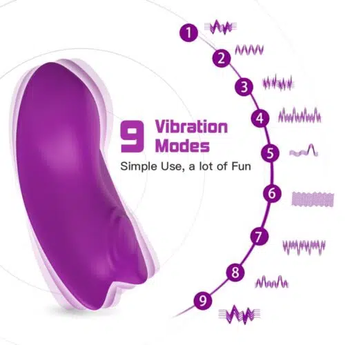 Magnetica® Panties Vibrator (Purple)
