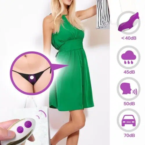 Magnetica® Panties Vibrator (Purple)