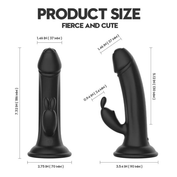 Satisfy Magic Rabbit Vibrator Dildo