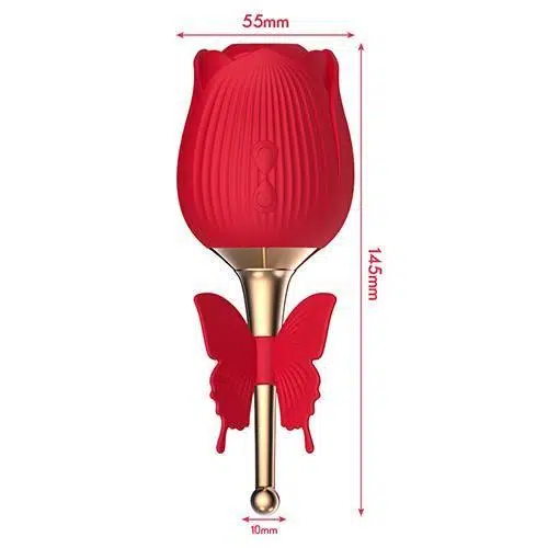 Charmed™ 4 in 1 Rose Air Pulse Vibrator