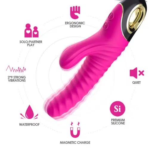 Curves Premium Luxury Vibrator (Pink)