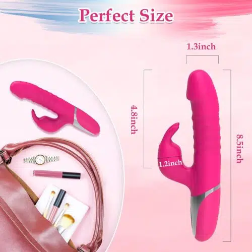 Destiny Thrusting Vibrating Rabbit (Pink)