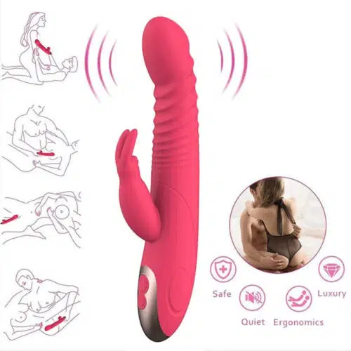 Heating Thrusting Rabbit Vibrator