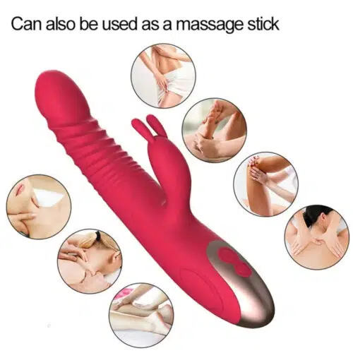 Heating Thrusting Rabbit Vibrator
