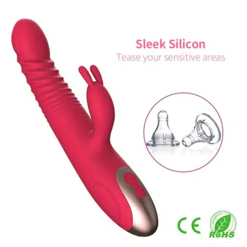 Heating Thrusting Rabbit Vibrator