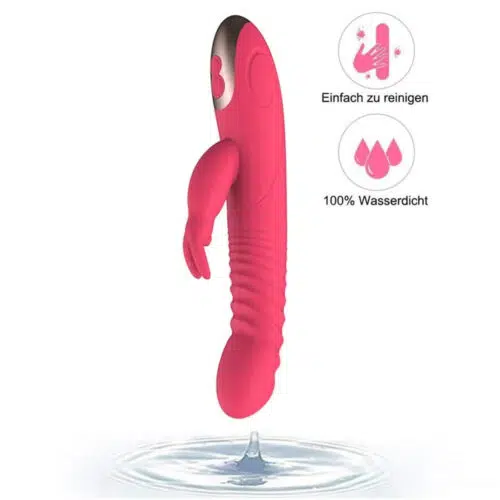 Heating Thrusting Rabbit Vibrator