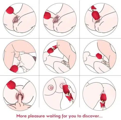 Charmed™ 4 in 1 Rose Air Pulse Vibrator