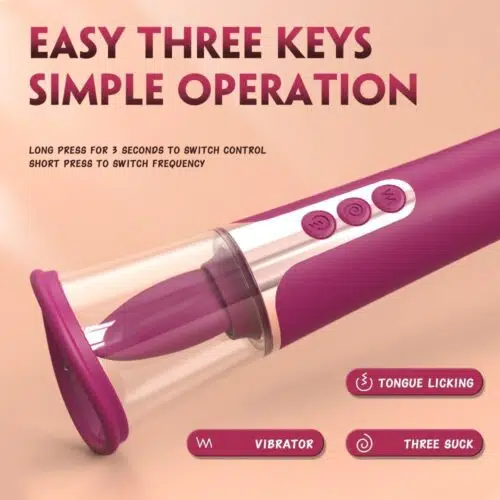 Cleopatra Licking Pro 3 in 1 BioAir Vibrator